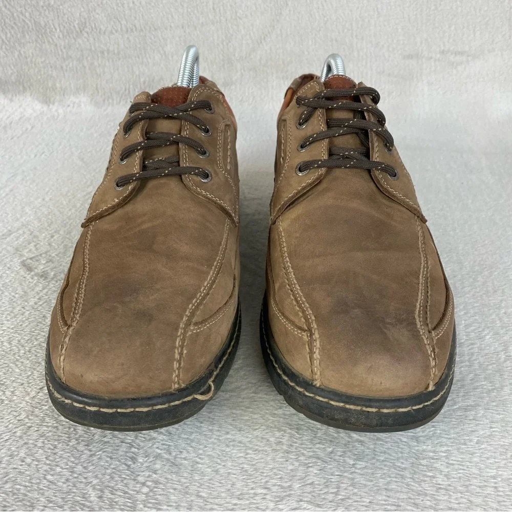 Johnston Murphy Men's XC4 Oxford Shoes Size 10 Brown Leather Waterproof Casual